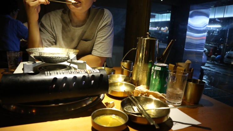 압구정 맛집 동화갈비 에서 한우초밥 & 한우나베 먹방 찍었어요