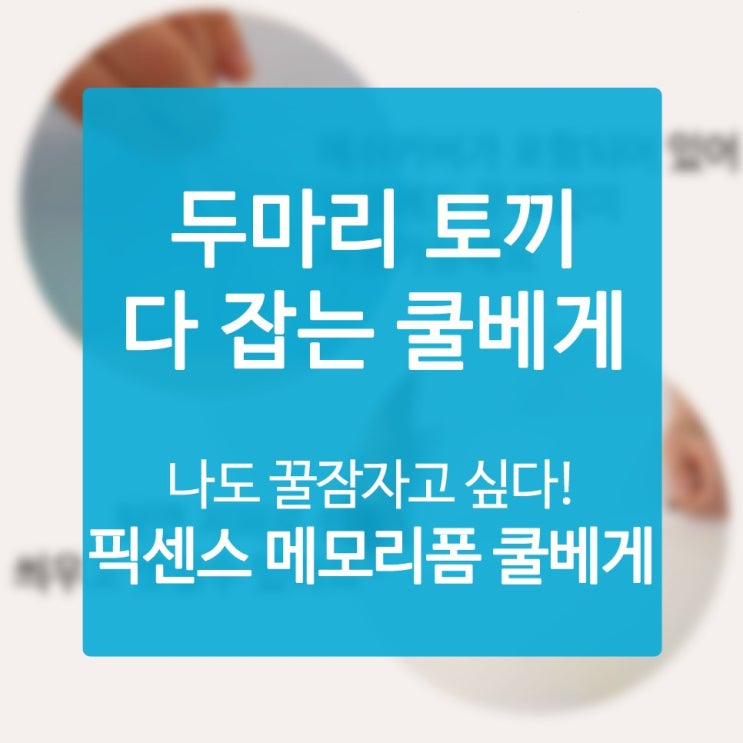  수면배게 어이하여 오늘날까지 무분별하게 눕고 자버렸을까?