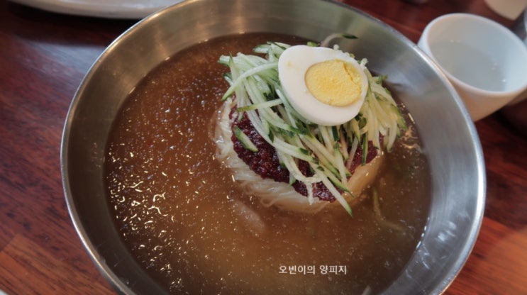  부산 온천천 맛집 ) 온천천 점심 추천, ' 고기주는 밀면', 온천천 밥집