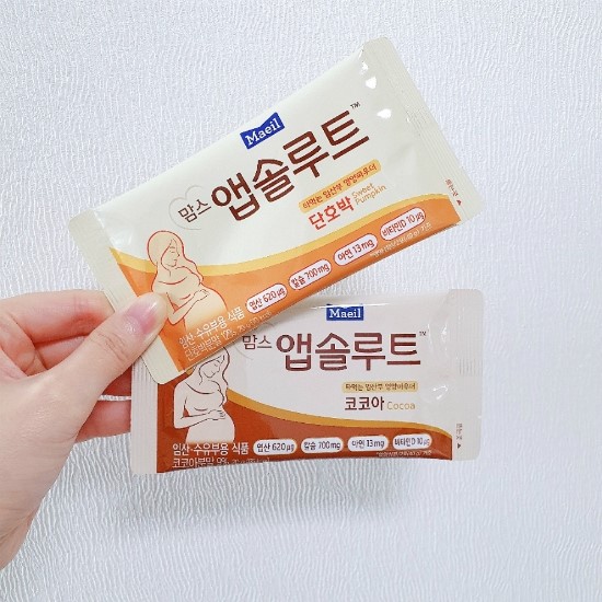  [임신] 임산부 간식, 임산부 영양 섭취 '맘스 앱솔루트 단호박&코코아'