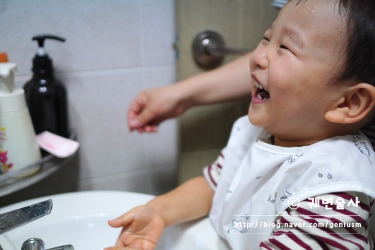  어린이집준비물 언제나 깨끗하게 세안가운 챙겨요~