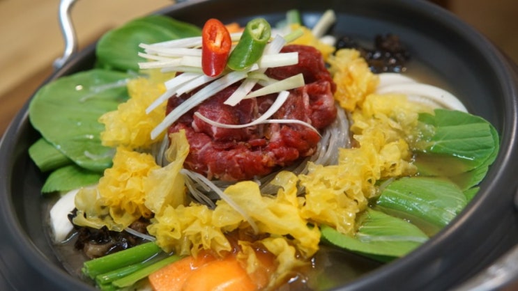 오산역맛집 마실쌈밥, 소불고기전골 추천합니다.
