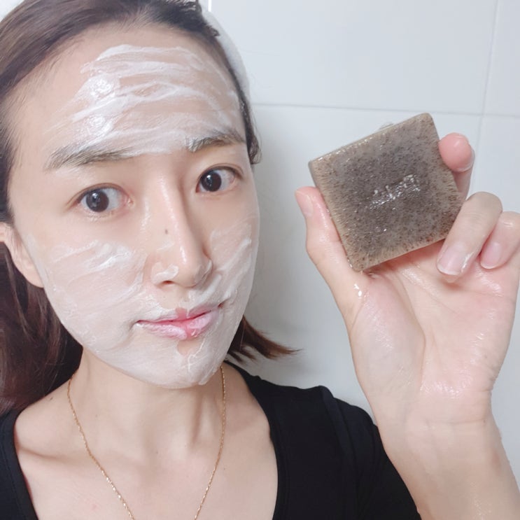  모낭충비누 케이트린 솝 다시 써요~ 율무는 피부 면역력 미용에 좋다고  나와있지요~