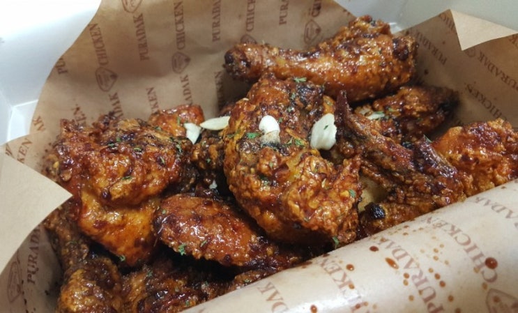  전대 푸라닭 매드갈릭+블랙알리오+치즈볼 리뷰!