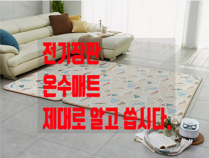  온수매트는 역시 일월제품이 알아주네요.