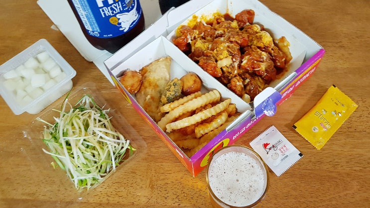  정관 1등치고 :: 신메뉴 '순살 슈쁘린클'치킨 맛있네요! (feat. 내 돈 0원으로 먹음^^!)