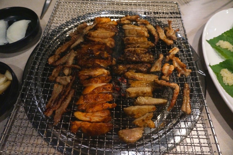  [아산맛집] 배방맛집 논닭숯불닭갈비 아산배방점에서 가성비 넘치는 양념과 간장과 닭목살구이 먹고 왔어요