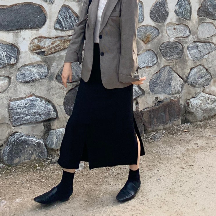  애프터먼데이 덕후 직접 구매 후기: 가죽자켓 가방 치마 가을 데일리룩