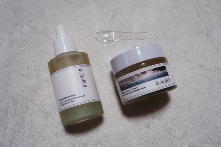  좁쌀여드름 기초화장품, 로로벨 앰플 + 크림
