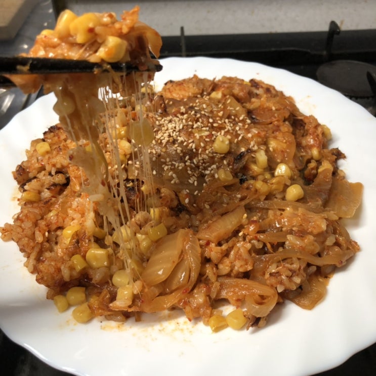  피오 김치밥 레시피 재료 필요 없음!!