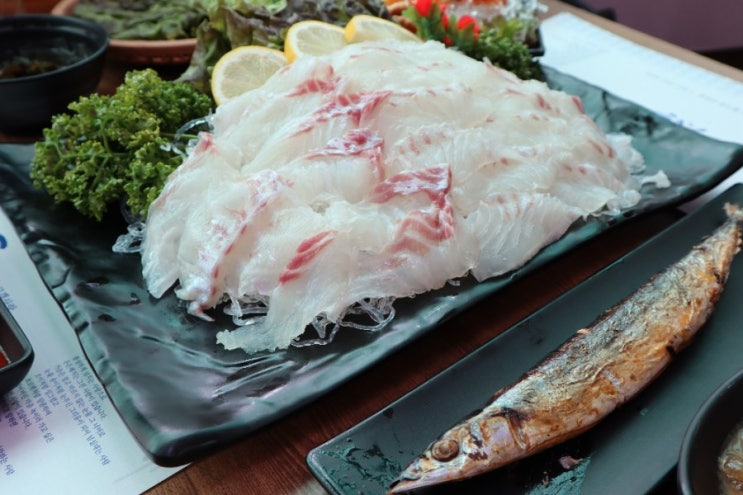  수원역 활어회 가성비좋은 횟집 광명수산 도미회 맛있어요