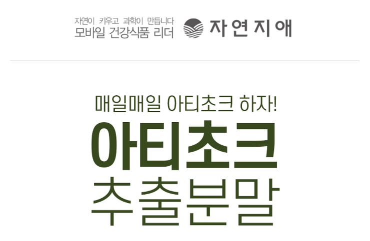  아티초크 효능, 몸에 좋은 스페인산 아티초크 추출분말을 소개합니다