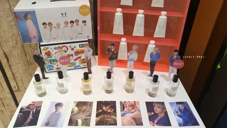  VTXBTS 롯데백화점 본점 방탄소년단 라뜰리에데섭틸 향수와 핸드크림