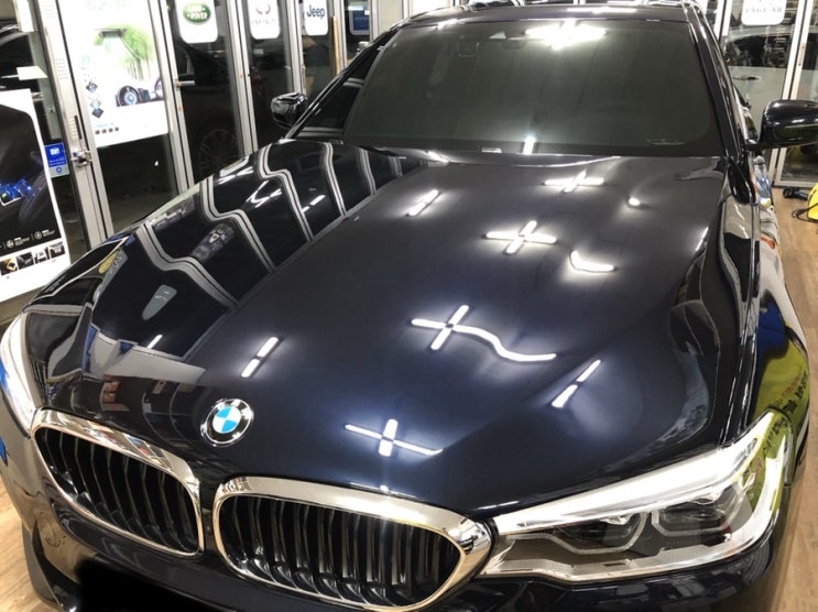  BMW530i 솔라가드프리미엄 퀀텀시공 울트라가드유리막코팅