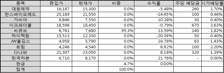  19.3Q 투자보고서
