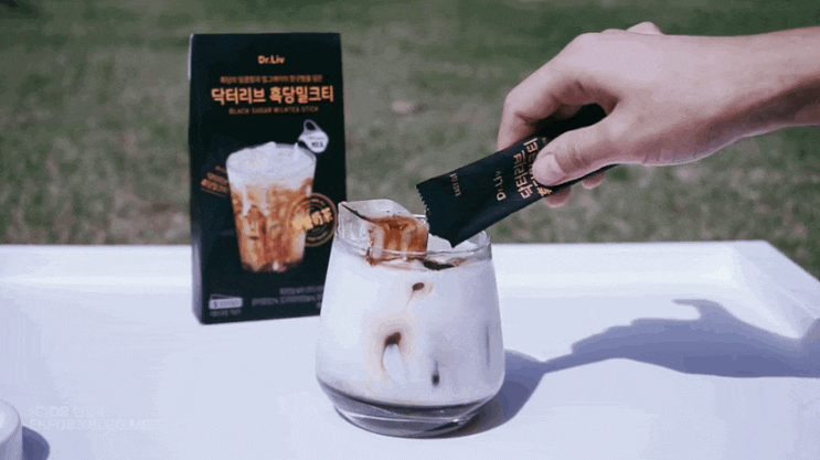 닥터리브 흑당밀크티 만들기 홈카페 레시피 밀크티 액상스틱 닥터리브 흑당밀크티 만들기 홈카페 레시피 밀크티 액상스틱