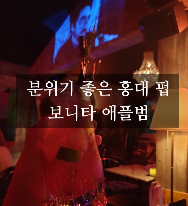  홍대 펍 분위기 좋은 칵테일바 보니타애플범