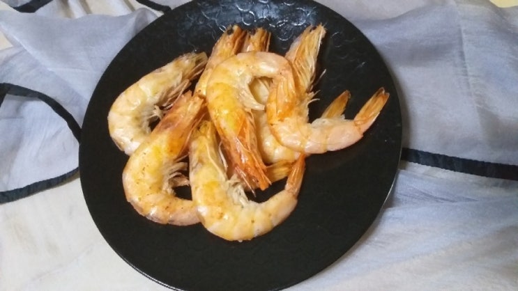  대하구이 만들기, 대하 소금구이 요리