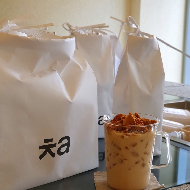  달고나 밀크티 성수카페 _ㅊa , 요즘 가장 핫한 밀크티맛집