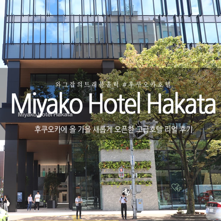 후쿠오카호텔 하카타역 새롭게 오픈한 미야코 호텔 숙박기(조식,객실)