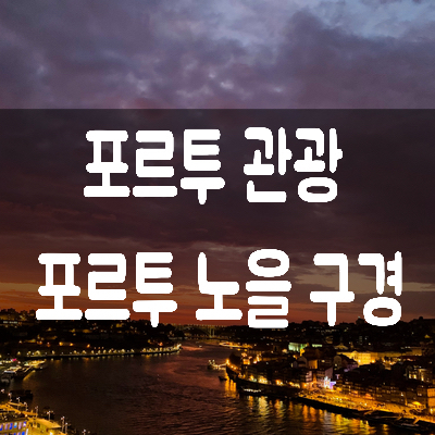 [포르투갈 여행] 포르투 관광 - 포르투 노을 구경