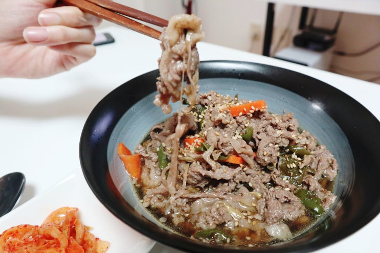  가지산 흑염소 불고기 황금레시피 따로 필요 없어요