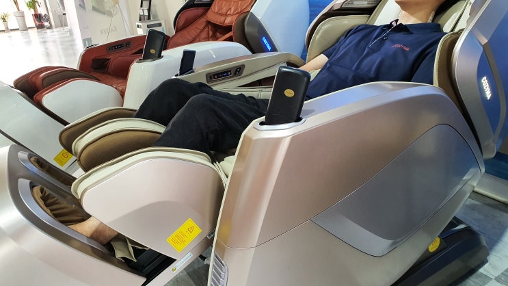  코지마 안마의자 신제품 타이탄(CMC-X4000) 부산 갤러리 입고! 구형 타이탄(CMC-X3000)과 비교 분석하고 체험도 해본 결과 내용 정리!!