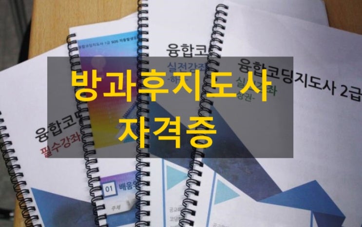  방과후지도사 자격증으로 코딩 직업 생각잘했어요