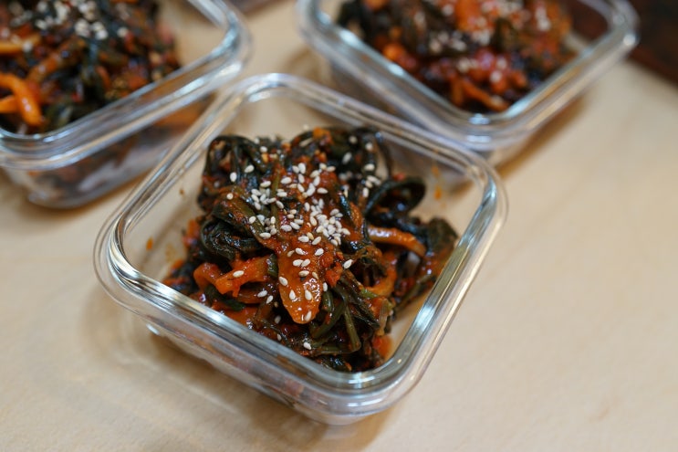  고들빼기김치 맛있게먹는법~여수 황제돌산갓김치:)