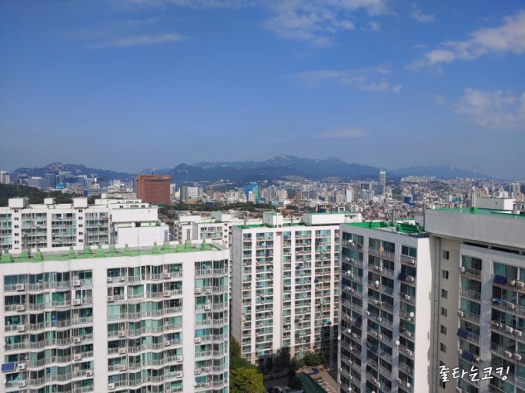 남산타운 아파트 최상층 누수현장