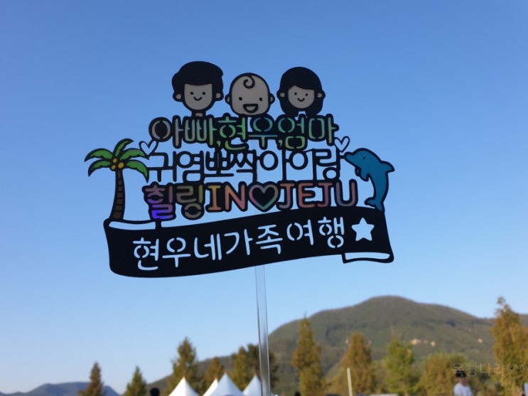  특별한토퍼만들기~ 울 가족 첫 여행토퍼
