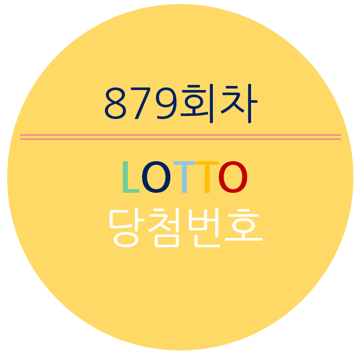  로또879회당첨번호 영상 및  880회예상번호 분석