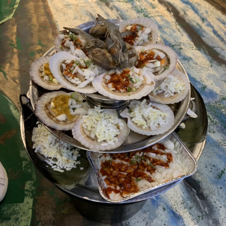  부산 태종대 조개구이 '태종대 사랑방 조개구이' 추천(식신로드, 맛있는녀석들 방영)