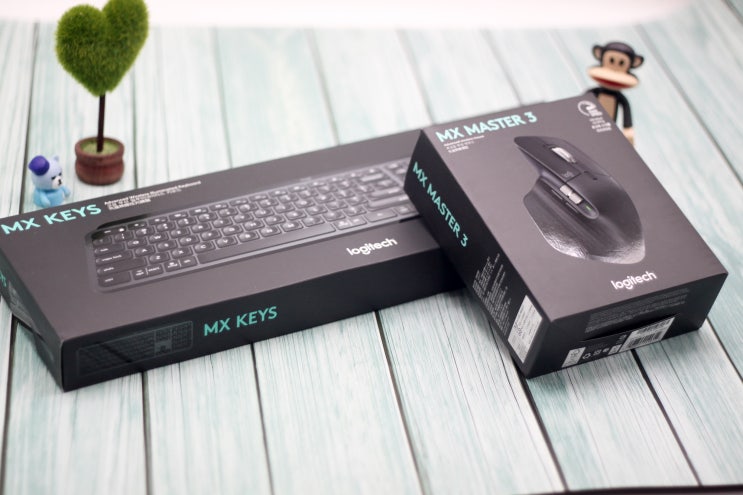  로지텍 MX MASTER 3 마우스 및 MX KEYS 무선 키보드 편의성 최고!