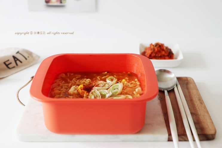  하마터면 요리할뻔했다! 전자레인지라면 락앤락 렌지락 전자레인지용기로 간편하게 ~