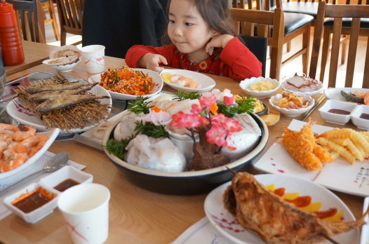  강화도 횟집 바다전망 강화백년횟집 명품한상 맛집