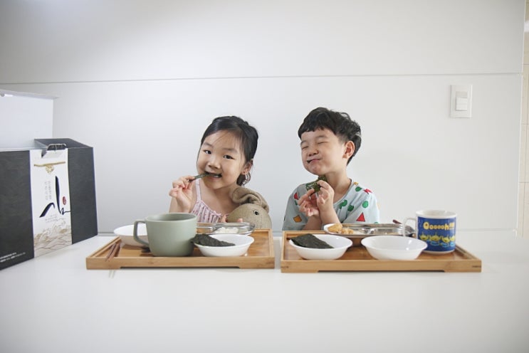  맛있는 고창 지주식 김 추천,스마일김밥 만들었어요(나눔)