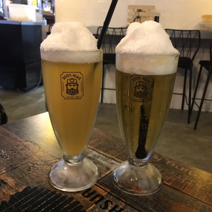  [맛집/논현]논현 술집 '설맥'에서 눈꽃맥주 마시고왔어요:-D
