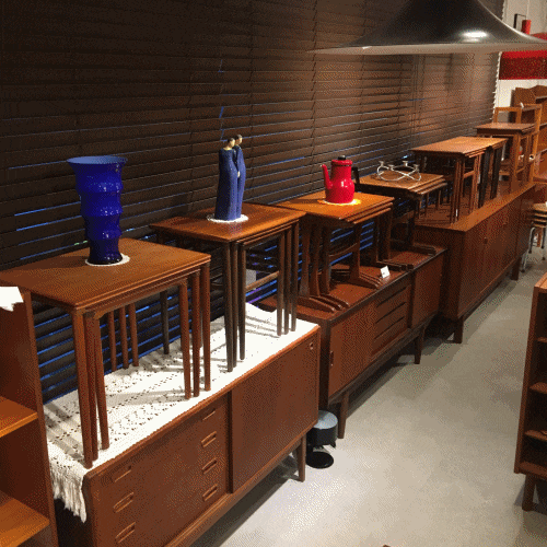  덴마크 네스팅테이블(Danish Nesting Table) 콜렉션 - 노르딕파크 북유럽빈티지가구