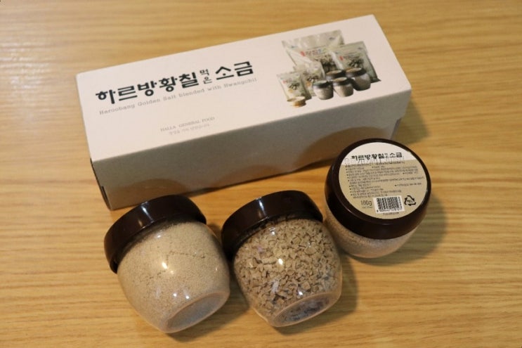  짜지않고 건강한 제주 황칠소금: 하르방황칠먹은소금