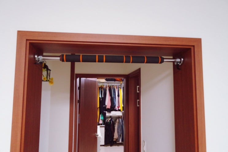  멜킨 풀업바 세이프락킹 문틀철봉 "세이프디럭스" 턱걸이 운동하기 안성맞춤!