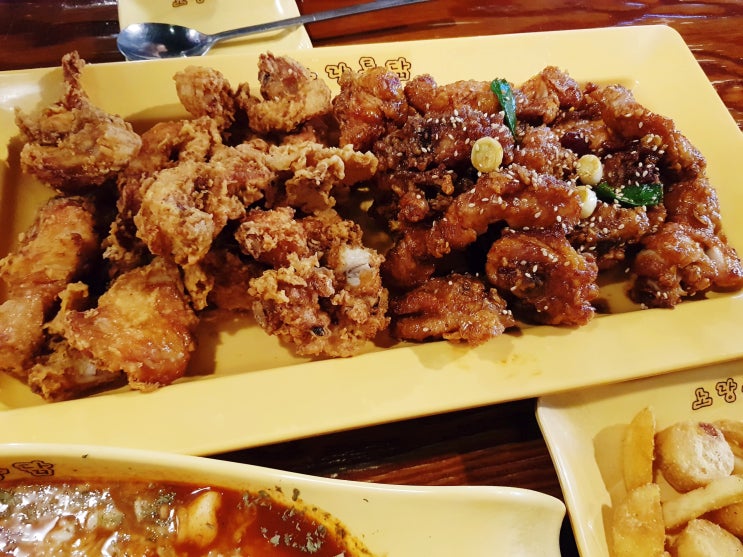 장안동 맛집 장한평역 치킨 노랑통닭 장안점