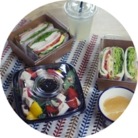  죽전 카페거리 맛집 . 샐러드,샌드위치 도시락 챙겨 나들이 고고