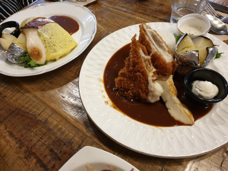  부산 광복동/남포동 맛집 : 광복경양식  오므라이스&고르곤졸라 치즈돈까스 후기