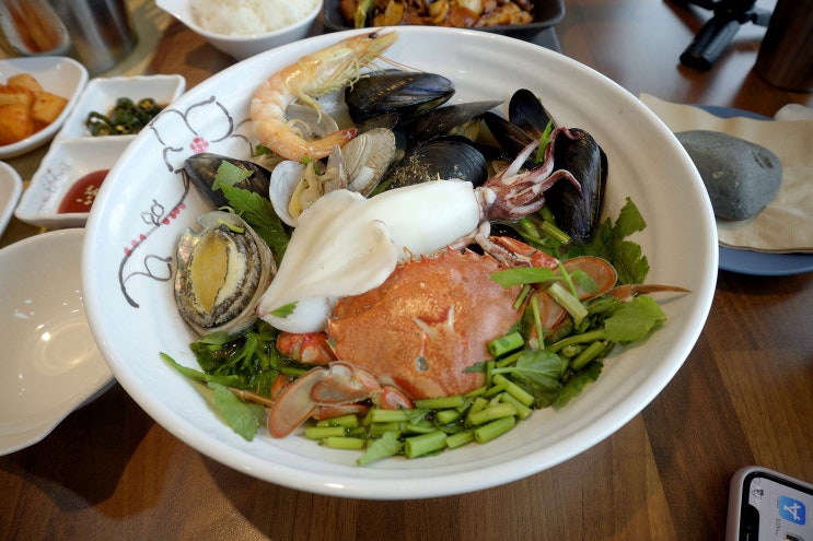  제주 현지인 맛집 돌담위에 한치