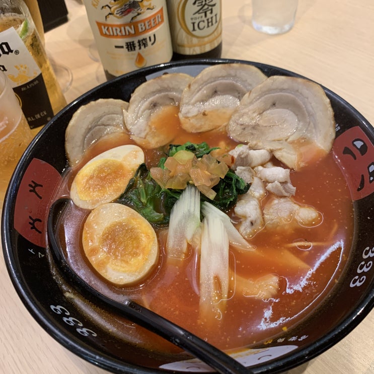  후쿠오카 매운맛라멘맛집, 원조 토마토라멘 카라멘 삼미 다이묘점