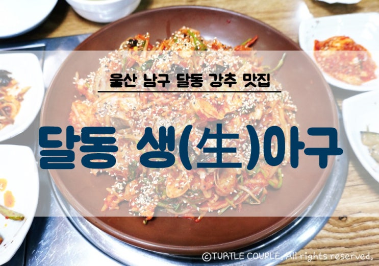  [울산 남구 달동 맛집]왕생이 공원 근처 단체 모임·회식 가능한 강추 맛집 추천 : 생아구를 사용한 담백하고 매콤한 '달동 생아구 요리 전문점'
