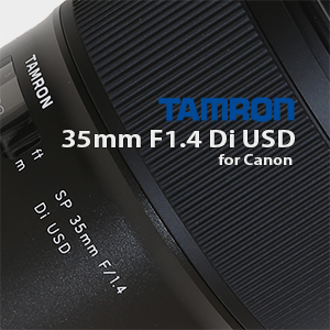  DSLR 단렌즈 추천 탐론 35mm F1.4 Di USD 캐논 외관 및 특징