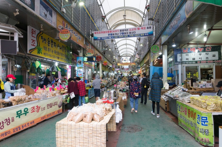  정선아리랑시장, 정선5일장이 열리는 시장풍경