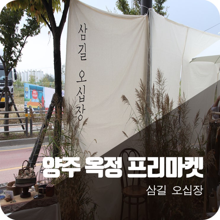  양주 옥정신도시 프리마켓 삼길오십장 가을감성가득!